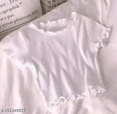 Striped net Lycra crop top and tunics, latest fashion from India