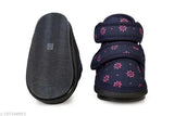 Printed cotton & PVC Velcro shoes for kids, im baby style with chu-chu sound music, skin-friendly and safe