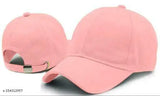 Trending solid cotton cap set combo, comfortable for girls & boys, one-size fits all