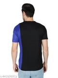 Solid print polyester round neck tees pack of 3, perfect for daily wear or exercise in various sizes (S-XXL), Indian origin