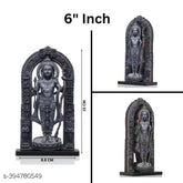 Wooden Ram Lalla statue replica, premium home decor piece (Hight 6 inch), ideal for Ayodhya temple or home decor