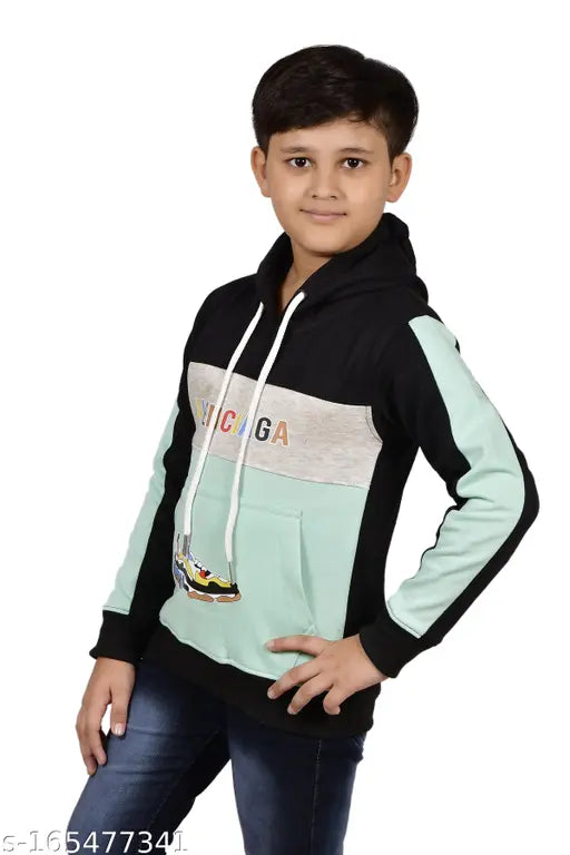 Wool printed sweatshirt combo for boys (2 pack), vibrant Indian designs on long sleeves