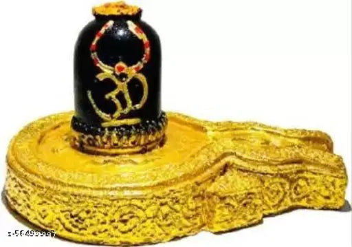 Handcrafted Marble Powder Shivling, Somnath Jyotirlinga from VIDHAYA ARTS. Multipack of 1. Ideal for Puja and car dashboard. Made in India