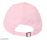 Solid cotton Missby Girls Sports Smiley Cap, lightweight & breathable baseball cap for all seasons