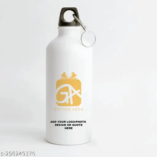 Aluminum personalized sipper water bottle (650ml), durable, leak-proof, perfect for school, gym, home, office, or outdoor activities. Customizable with unique name print, BPA free, environment friendly, reusable, and odorless