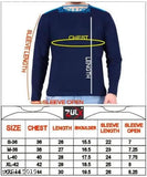 Stylish cotton blend long sleeve t-shirt for men, solid design in various sizes S-XL, made in India