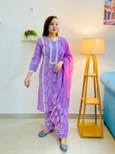 Red cotton kurti with pant dupatta, traditional Indian outfit for women, cultural wear