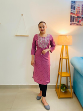 100% cotton Jaipuri block print kurti with traditional motifs, versatile elegance, easy care & flattering silhouette