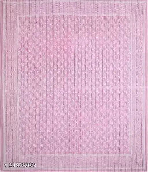 Cotton king size bedsheets - regular quality, Jaipuri print, 2 pillow covers for AC room in double king size, made in India