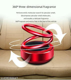 Solar jasmine car diffuser with rotating design, Indian-made air freshener for vehicle