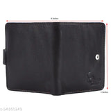 Brown leather men's wallet, high-quality classic design with 8 card slots, genuine leather, Indian origin