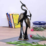 Resin duck-swan kissing showpiece (big size), elegant home decor item for living room or office