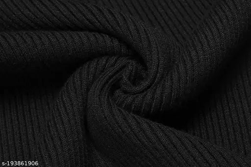 Stretchable cotton blend turtleneck sweater for men, high neck, solid pattern. Hand wash only, slim fit style