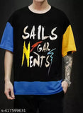 Men's cotton three-quarter sleeve printed t-shirt, vibrant design, XS-XL sizes available