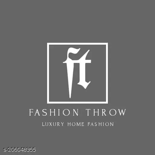 Beige chenille net Fashion Throw, soft & checked, perfect for couch or sofa (140 x 170 cm)