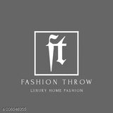 Beige chenille net Fashion Throw, soft & checked, perfect for couch or sofa (140 x 170 cm)