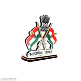 Handcrafted Indian religious idol by WOLCH Brand, ornate detailing on this dashboard decor flag