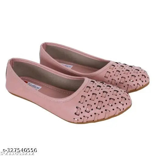 Synthetic textured ballerina jutti (IND-4 to IND-9), lightweight and stylish from RK Enterprises