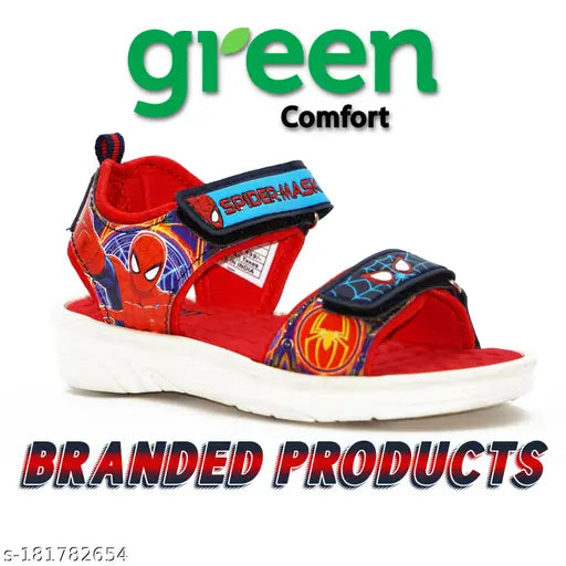 Limited Edition Red, Navy Blue, Green Spiderman No Way Home Kids Sandals - Patent leather & EVA, Velcro fastening