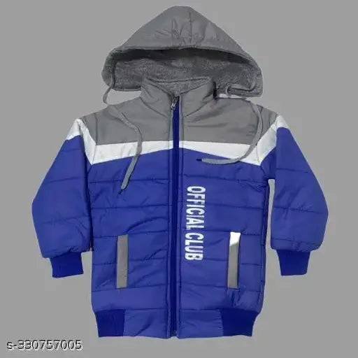 Self-design nylon Flawsome Classy Boys Jackets & Coats in yellow, red, moustard, royal navy blue, black, and grey. Club kids boys jackets with long sleeves available in various sizes from 0-3 months to 10-11 years, originating from India
