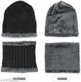 Wool winter cap, balaclava with neck warmer & gloves, handmade Wonder Woolen for cozy cold-weather protection
