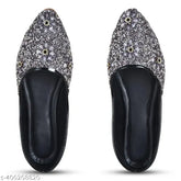 Multicolor synthetic leather Trend Women bellies, textured ballerina flats with slip-on fastening, various sizes available (IND-5 to IND-9) from India