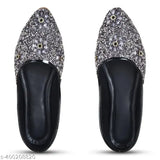 Multicolor synthetic leather Trend Women bellies, textured ballerina flats with slip-on fastening, various sizes available (IND-5 to IND-9) from India