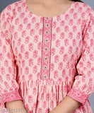 Stylish cotton printed three-quarter sleeve tops, vibrant flower design, 100% breathable quality fabric, India origin