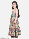 Cotton Jaipuri print ethnic dress-multi for kids aged 2-11, vibrant Indian fashion in various sizes
