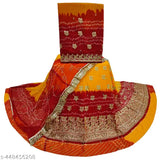 Embroidered Rajputi Poshak set in high-quality Georgette, ideal for parties and festivals. India origin