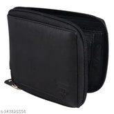 Slim leather wallet, handcrafted with faux leather, holds up to 4 cards, coin pocket with button closure. Ideal gift in attractive brand box." (96 characters)