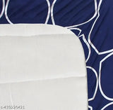 Cotton double bed elastic fitted sheets, 220 thread count with 2 pillow covers, India origin
