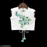 Kids cotton blend sleeveless embroidered lehenga choli, ethnic wear for 2-3 years old