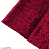 Red polyester mink blanket, all-season king size (60 x 90 inches) for heavy winter use