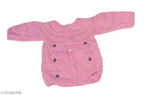 Handmade woolen sweater set with cap & booties for 0-9 month babies - self-design wool, long sleeves, India origin