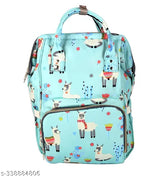 Alpaca blue maternity backpack, water-resistant and eco-friendly, with large capacity and functional pockets for baby essentials