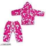 Wool winter season printed net long-sleeve cloth for baby boys and girls, India