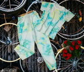 Tie-dye Lycra jogger set with t-shirt, vibrant and comfortable, XS-XXXXL sizes available