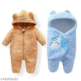 Unisex cotton flannel 0-6 months hooded baby blanket, soft and cozy for newborn swaddling