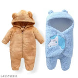 Unisex cotton flannel 0-6 months hooded baby blanket, soft and cozy for newborn swaddling