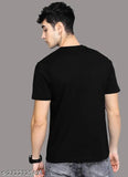 Comfy cotton solid color men's T-shirts, perfect for casual wear, XL size (42 in chest)