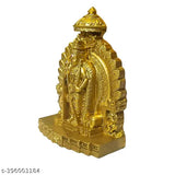 Poly resin Peacock Murugan idol, 10cm tall, Indian artifact of Lord Murugan Subramanya Swamy Karthikeyan figurine