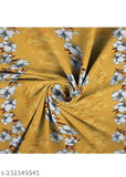 Glace cotton floral fitted queen size bedsheet (72x78 inch), lightweight & breathable with 2 pillow covers. Soft brushed satin finish, easy to wash at home