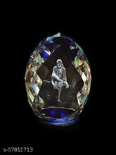 Blue Crystal Shirdi Sai Baba Idol 3D, decorative item from Shinde Exports