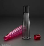 Transparent plastic Ruby ater fridge water bottle set of 6, ideal for kitchen, office, sports, school, traveling, gym. Leak-proof and multicolor