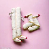 Hand-stitched Varalaxmi Amman altar cloth, 14x14 inches, for Indian Pooja decoration