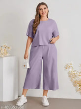 Multicolor ribbed polyester co-ord set: women's short sleeve crop top & capri pants night suit & pyjamas, perfect for casual wear & sleepwear