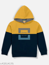 Trendy cotton blend hoodie sweatshirt for boys, superior quality, skin-safe and soft, 5-6 years size