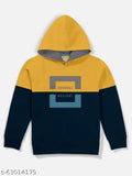 Trendy cotton blend hoodie sweatshirt for boys, superior quality, skin-safe and soft, 5-6 years size