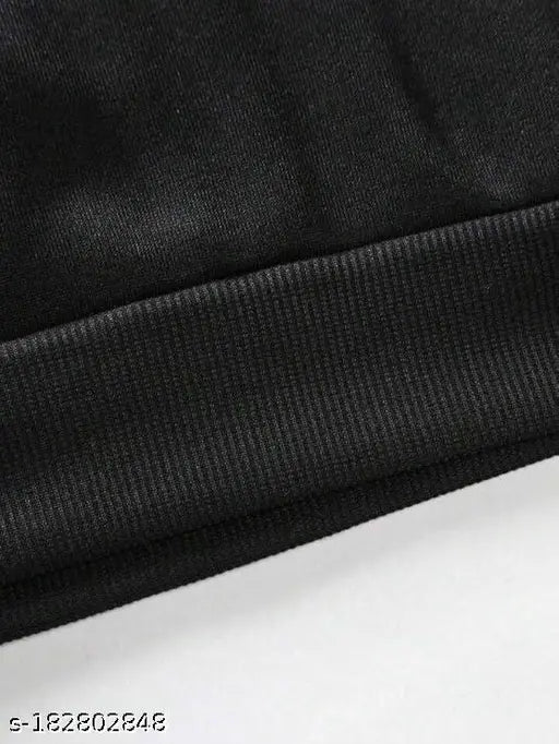 Black cotton unisex hoodie with Free Fire print, ideal for kids' winter wear (9-10yrs, Chest 34in, Length 24in)